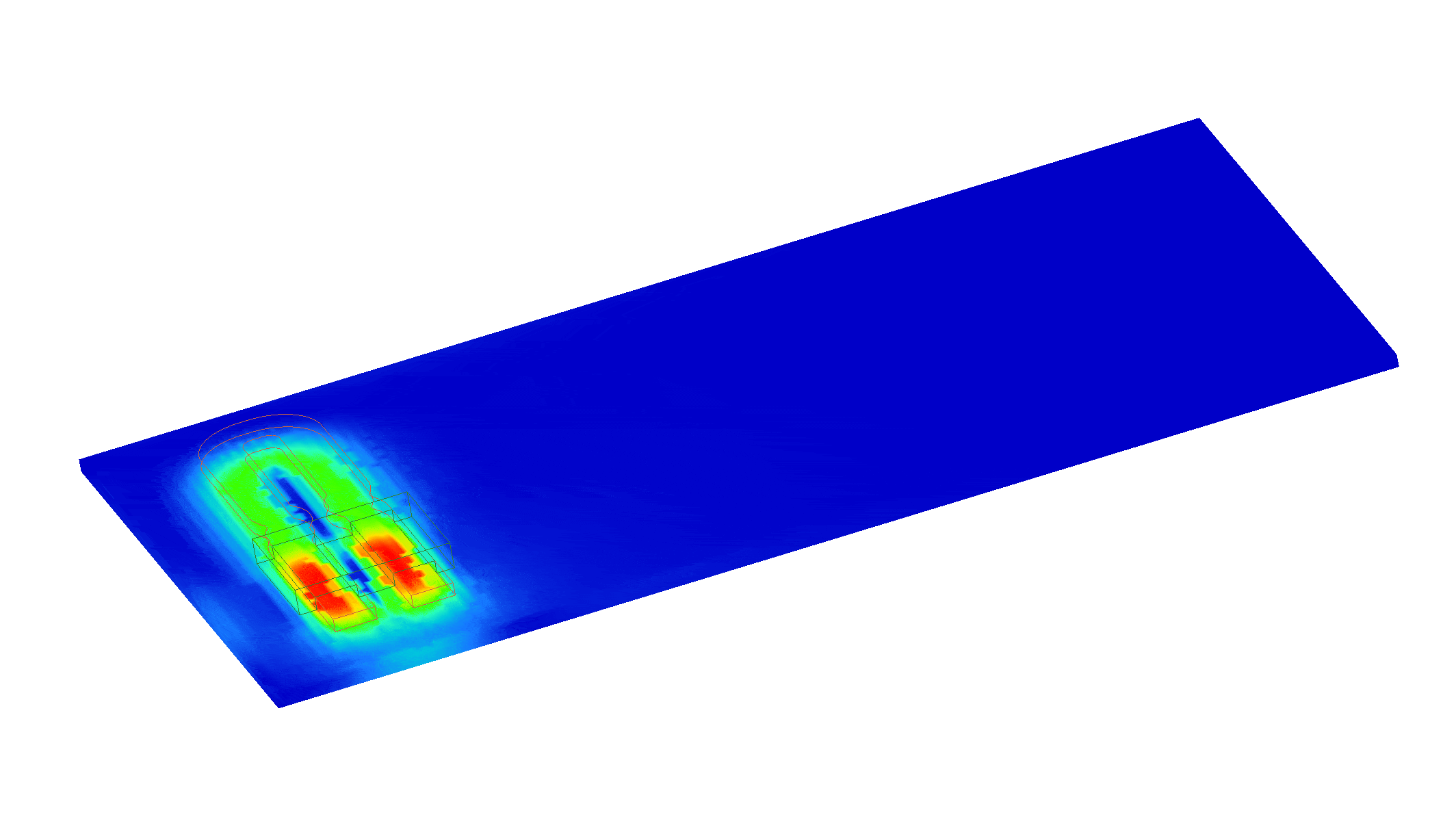 Fluxtrol Induction Heating Services - Simulations (Isometric) Current Density: Transparent