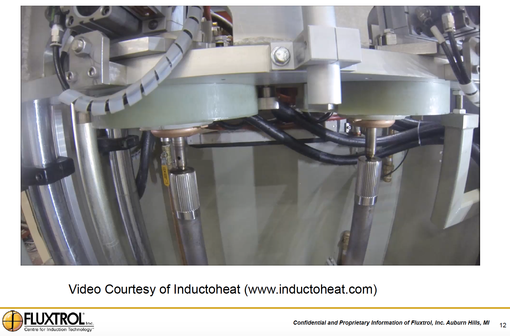 Fluxtrol | Applications of Induction Heating Enabling Advancement in Materials Science Figure 11 - Real Axle Scan Hardening Process
