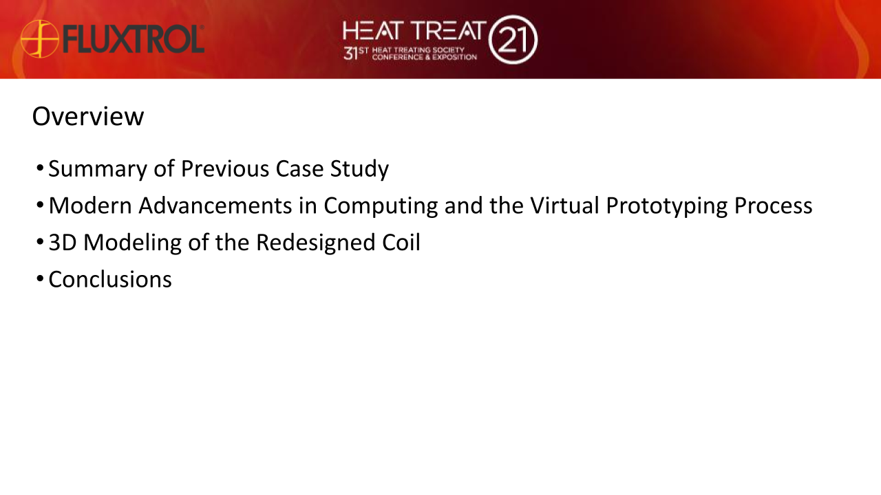 Fluxtrol | HTS 2021 3D Simulation of an Automotive Wheel Hub and Induction Hardening Coil to Solve Coil Lifetime Issues - Slide 2