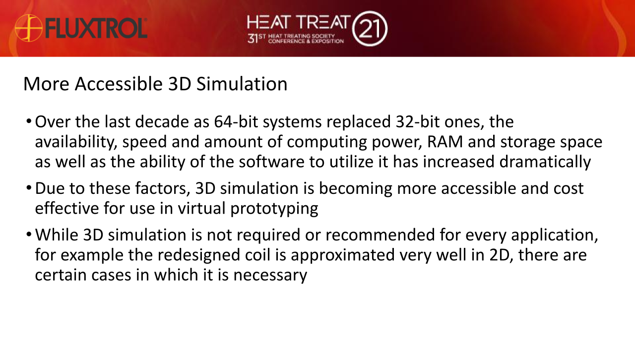 Fluxtrol | HTS 2021 3D Simulation of an Automotive Wheel Hub and Induction Hardening Coil to Solve Coil Lifetime Issues - Slide 9