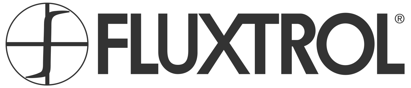 Fluxtrol Logo Grey PNG 1400x300