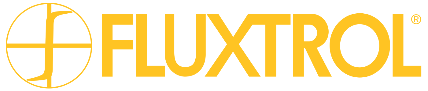 Fluxtrol Logo Yellow PNG 1400x300