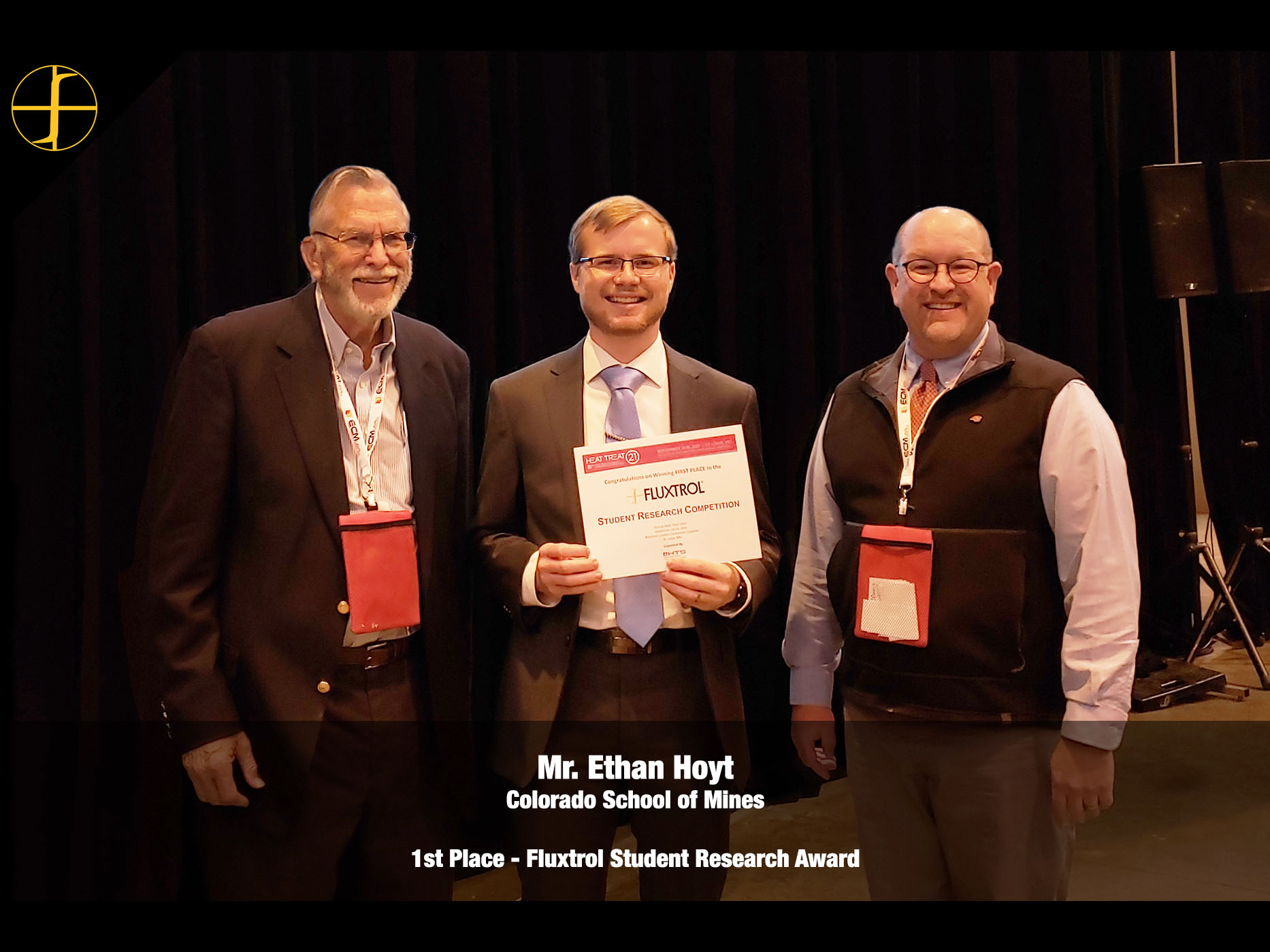 Fluxtrol Student Research Award Winners Announced at HEAT TREAT 2021 Ethan Hoyt 1st Place